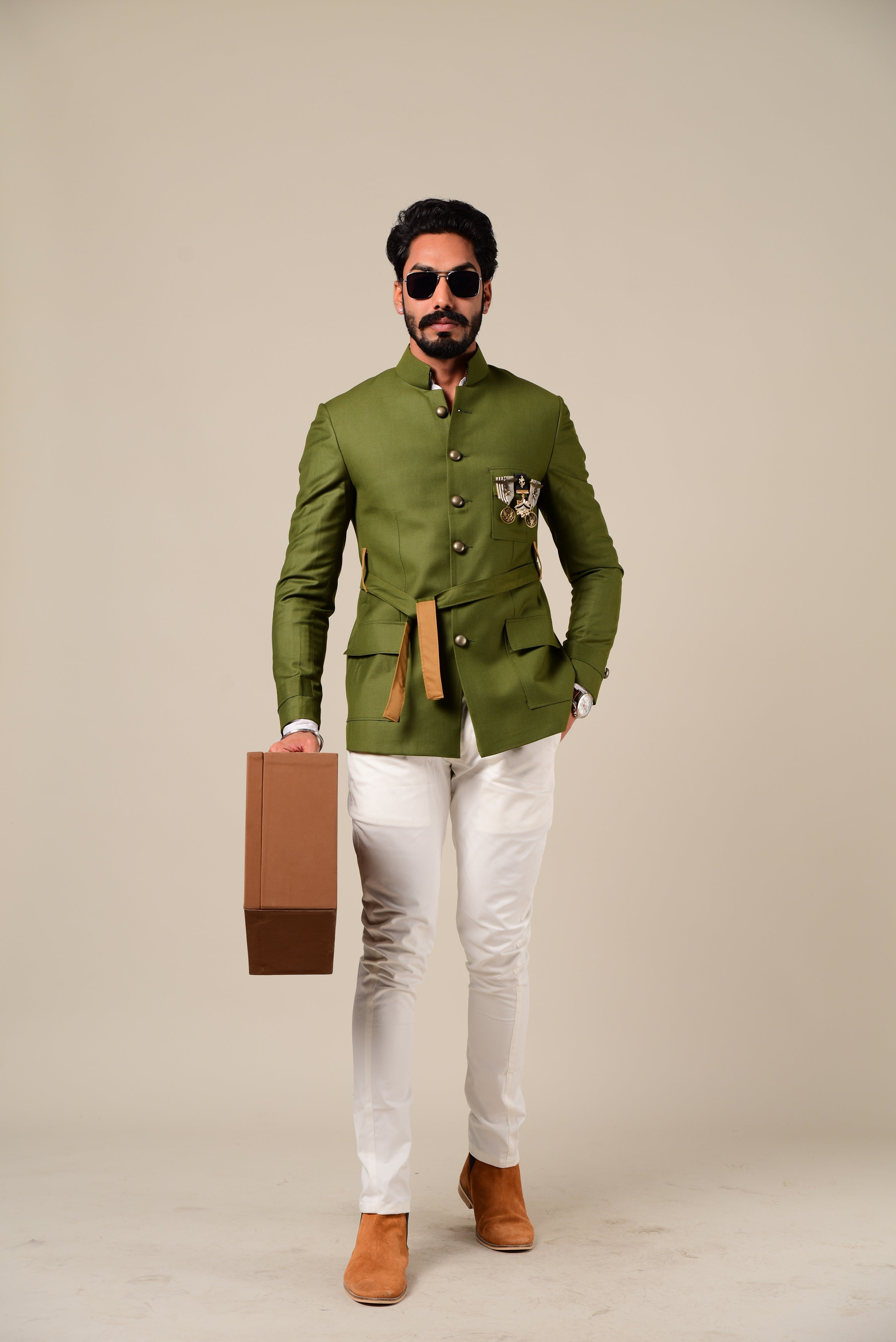 Designer Bandhgala Suit For Men Dubai, Mens Bandhgala Suit Online