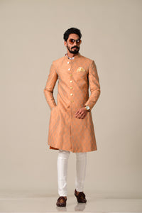 Handmade Traditional Rajputana Styled Achkans | Sherwani for Marriages | Perfect Groom and Family Wedding Wear | Personalisable Size Styling